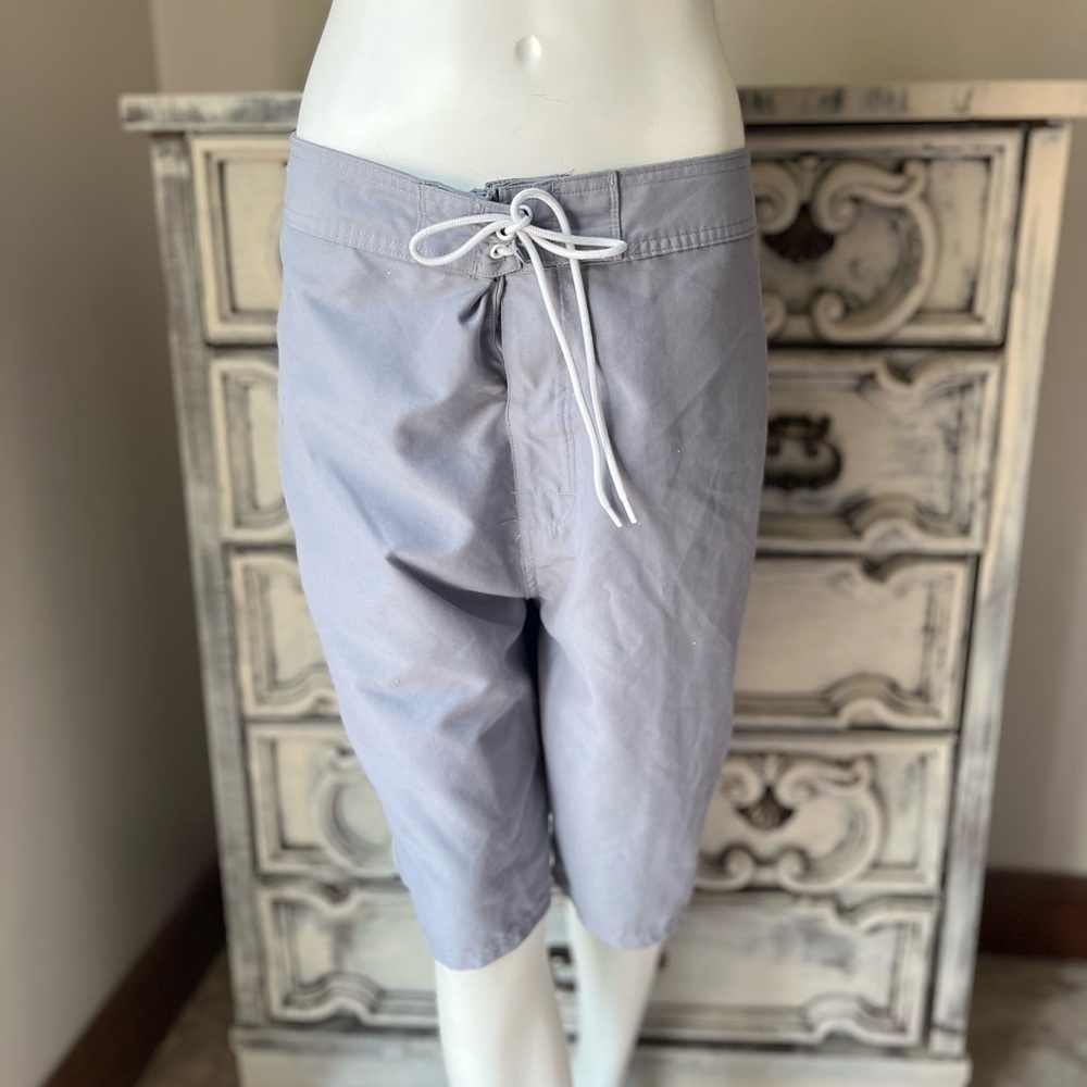 Old Navy Plain Grey Swim Trunks